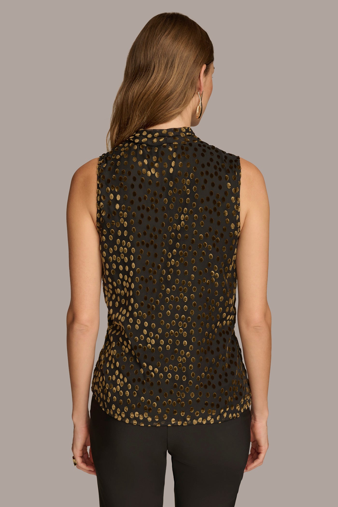 (image for) EXTRAORDINARY FAUX WRAP BURNOUT TOP